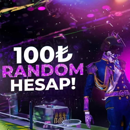 DOPDOLU 100TL PUBG MOBİLE RANDOM HESAP